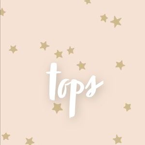 tops: camis, short sleeve, long sleeve